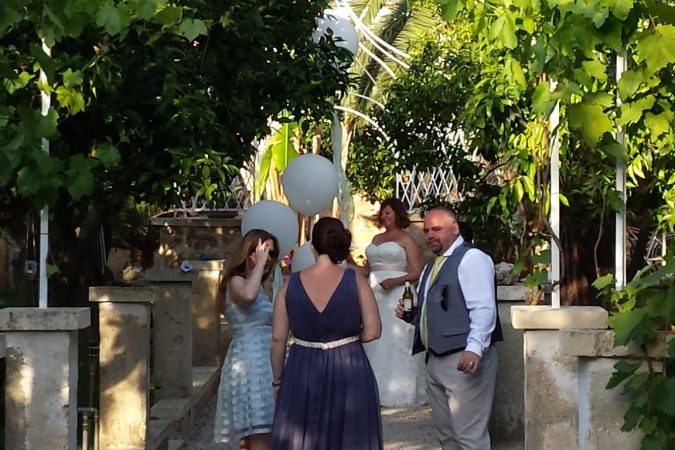 Evento serale in giardino