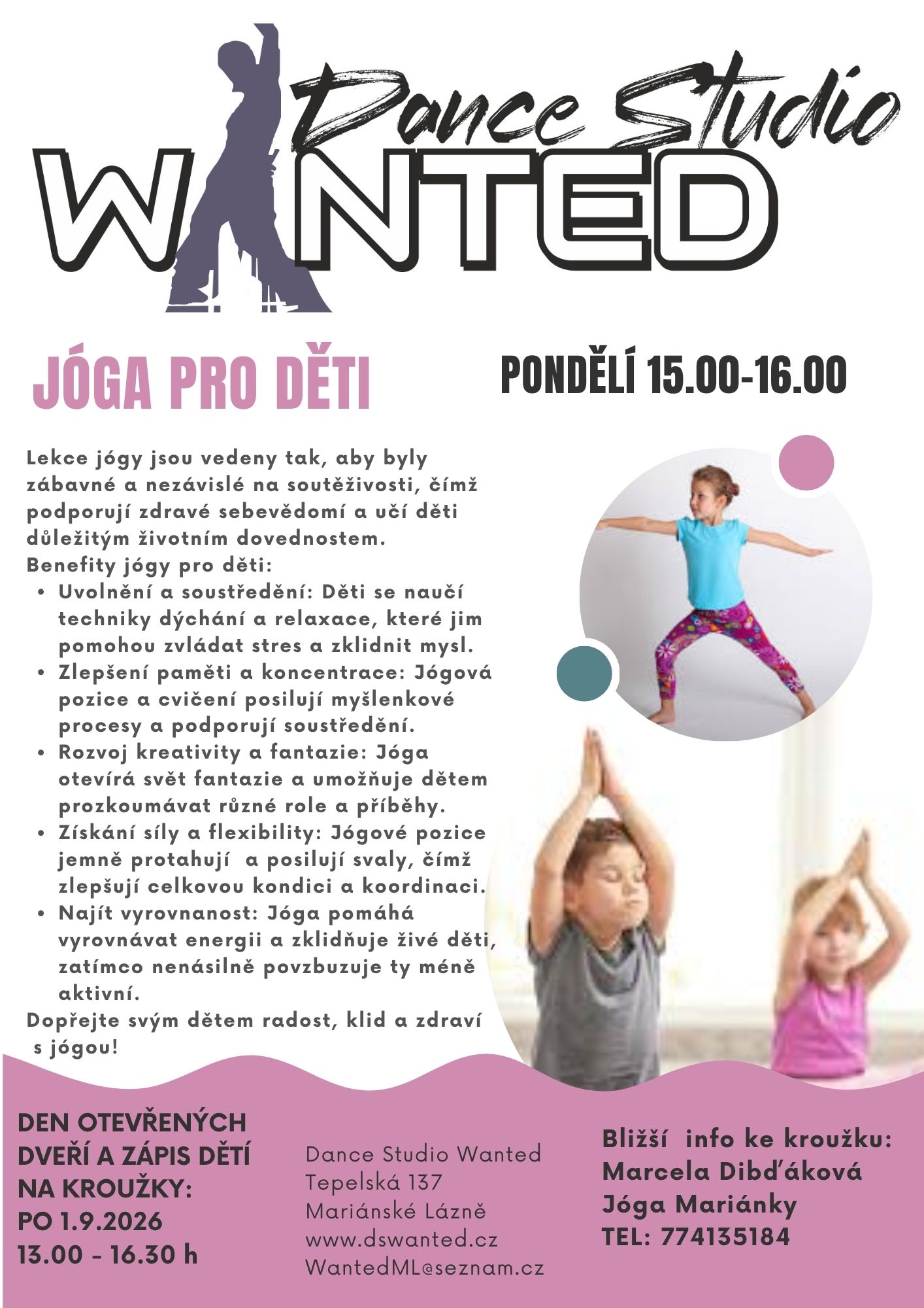 Plakát: Jóga pro děti