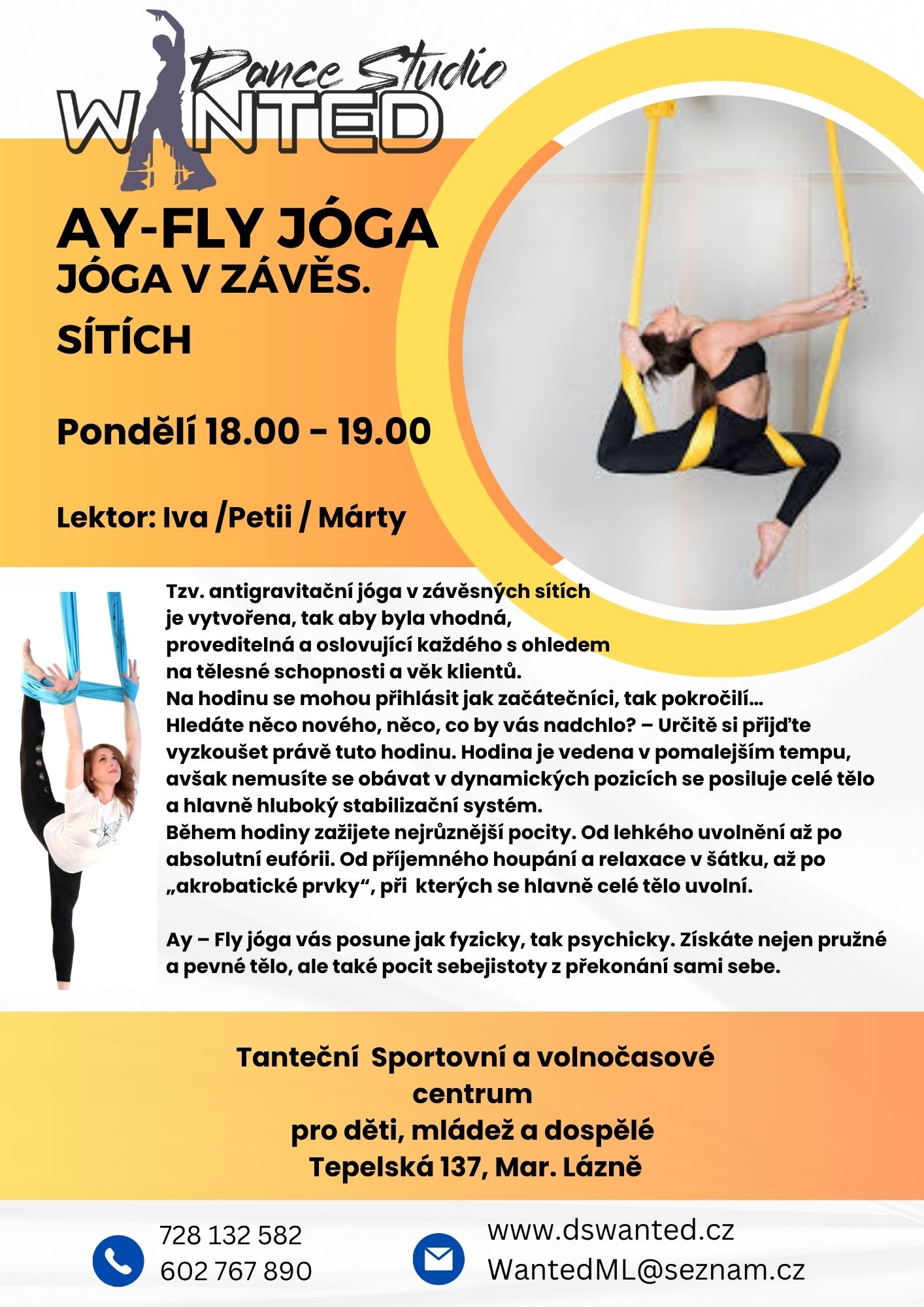 Plakát: Ay-Fly jóga pro děti