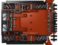 Close-up of the Slipstream drive base