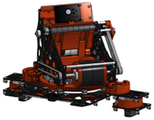 Close-up of the Turbine turret mechanism