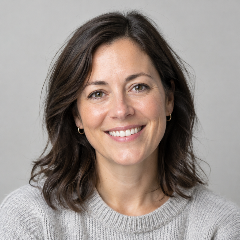 Retrato de Elena R., Responsable de Oficina