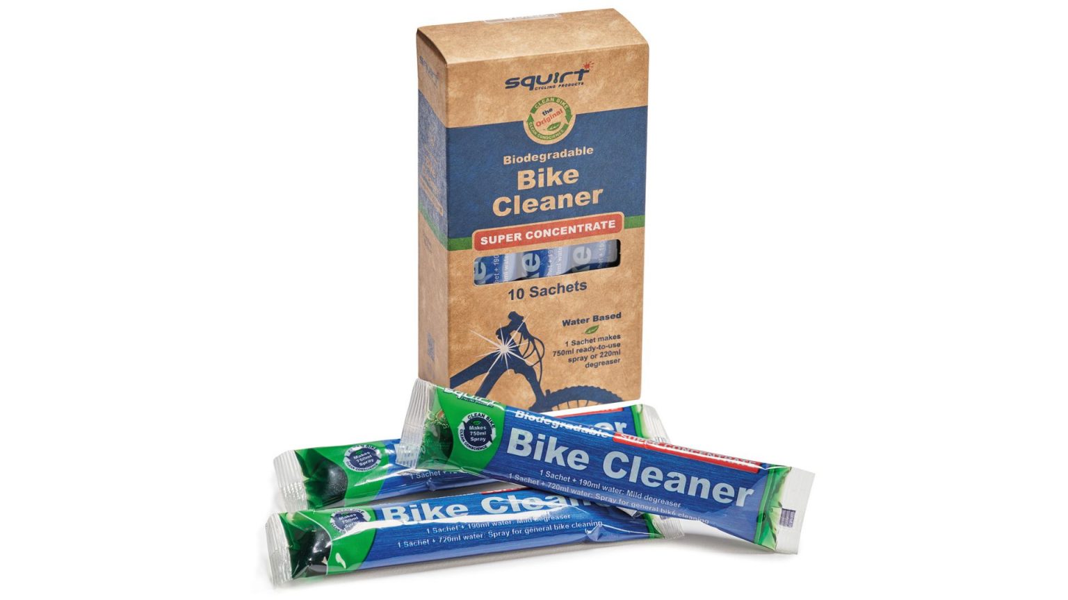 Squirt Biodegradable Bike Cleaner Super Concentrate Sachets