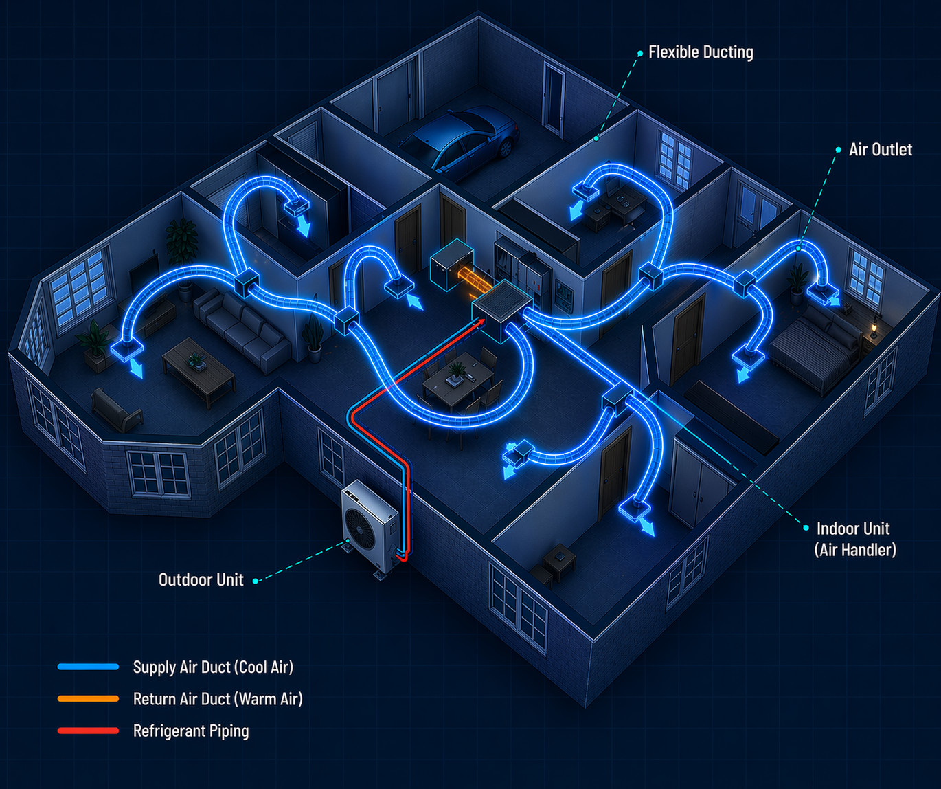 Ducted Units diagram