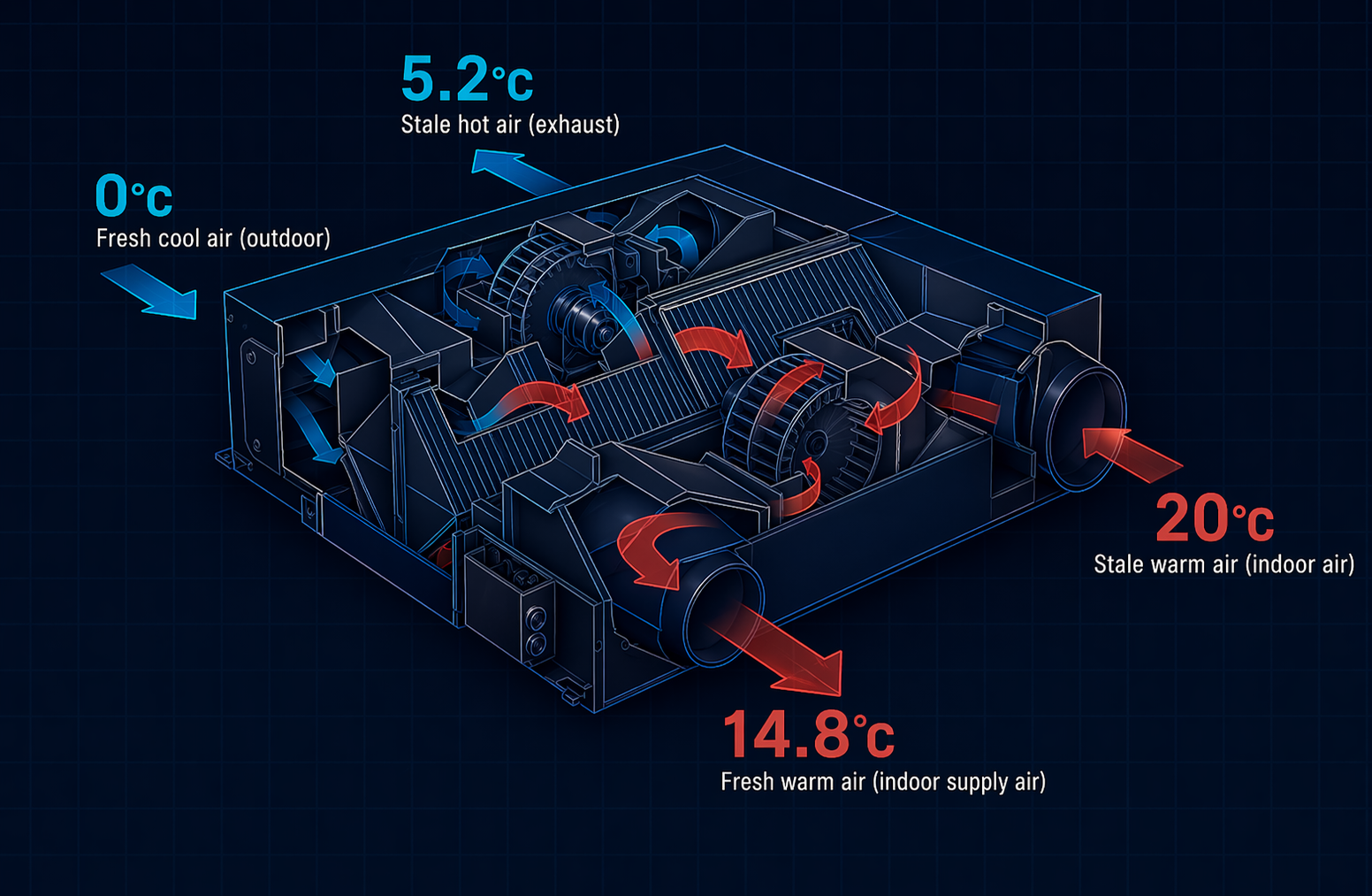 Lossnay / HRV Systems diagram