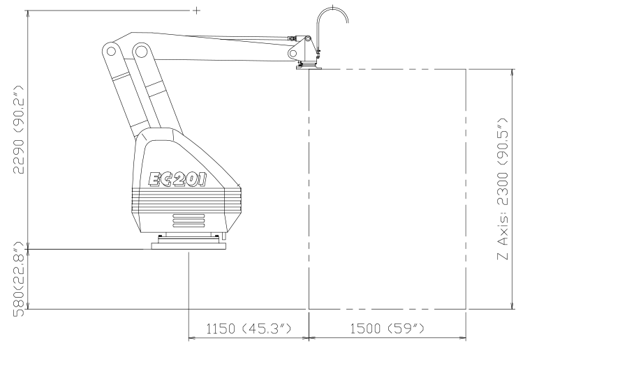 Fuji Ace EC201 palletizing robot image 2