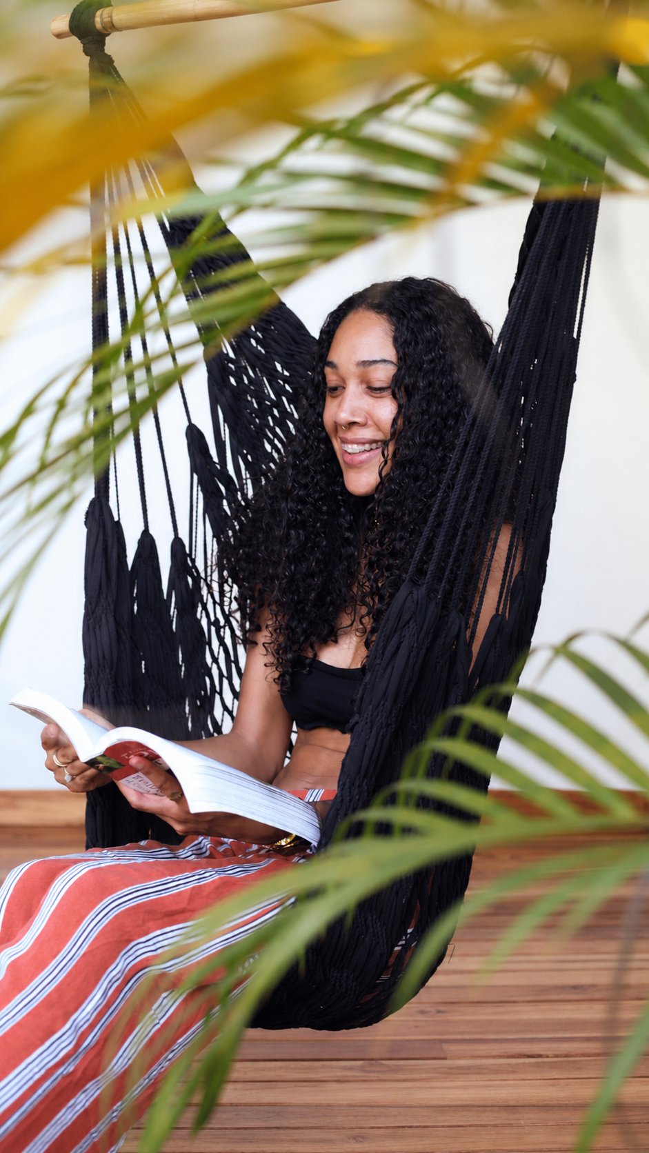 Wabi Sabi Residences — relaxing in a hammock