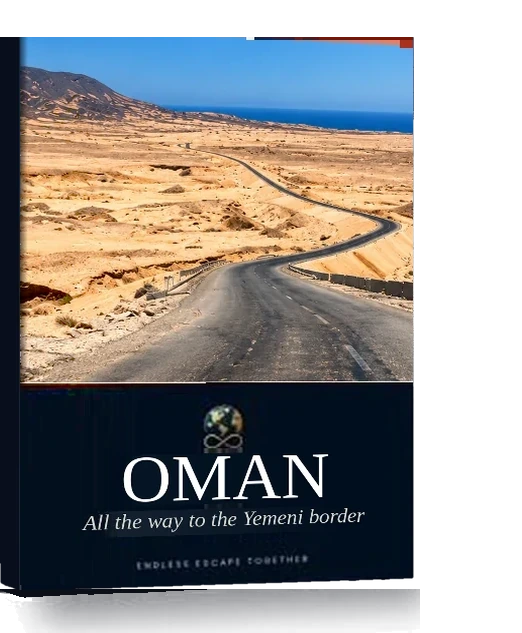 Cover of the Endless Escape Together Oman GPS roadbook, 4x4 road trip from Dubai to Yemen