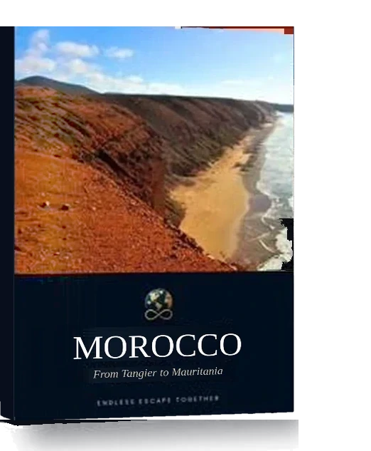 Cover of the Endless Escape Together Morocco GPS roadbook, road trip from Tangier to Mauritania
