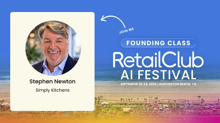RetailClub AI Festival founding class badge for Stephen Newton