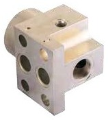 Frézovaný hliníkový manifold