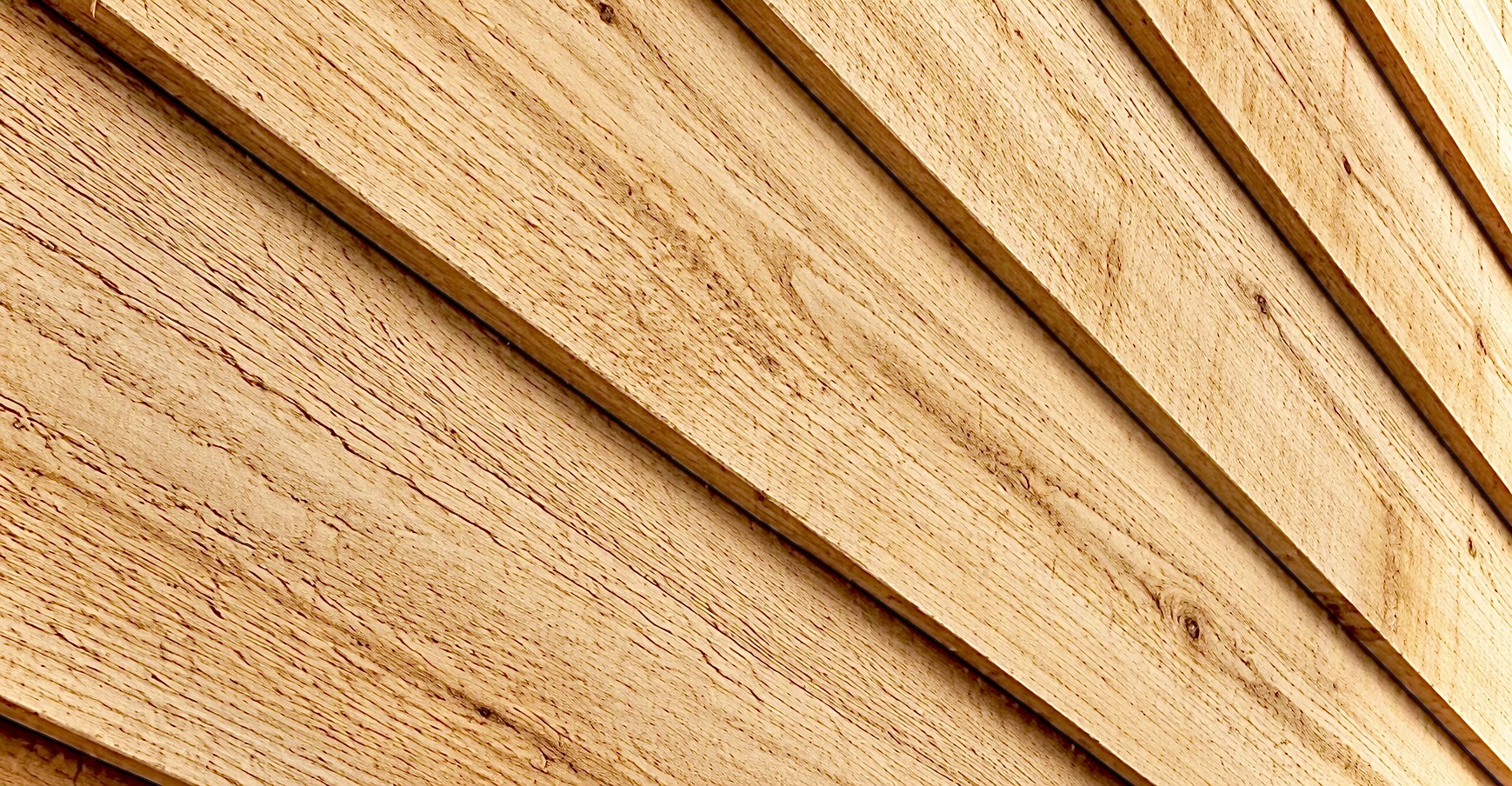 New cedar weatherboards ready for installation