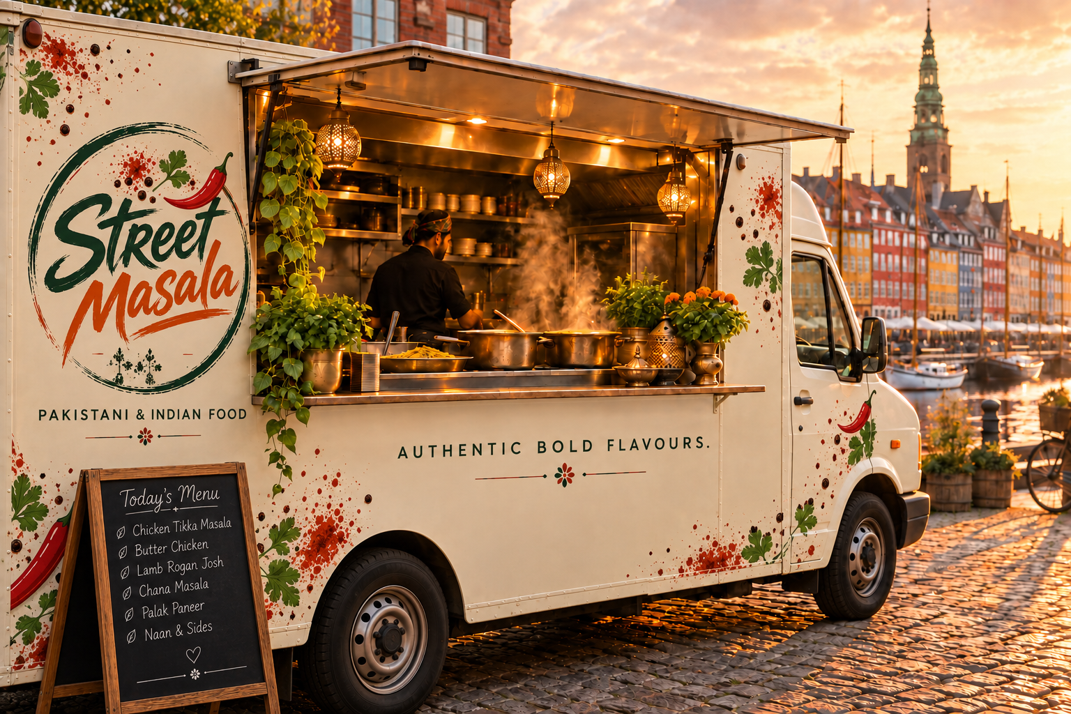 Street Masalas foodtruck med autentisk pakistansk og indisk mad