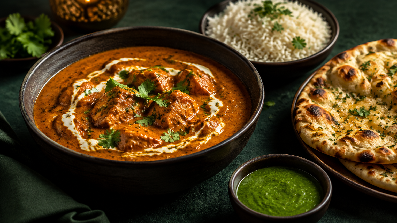 Butter Chicken med ris