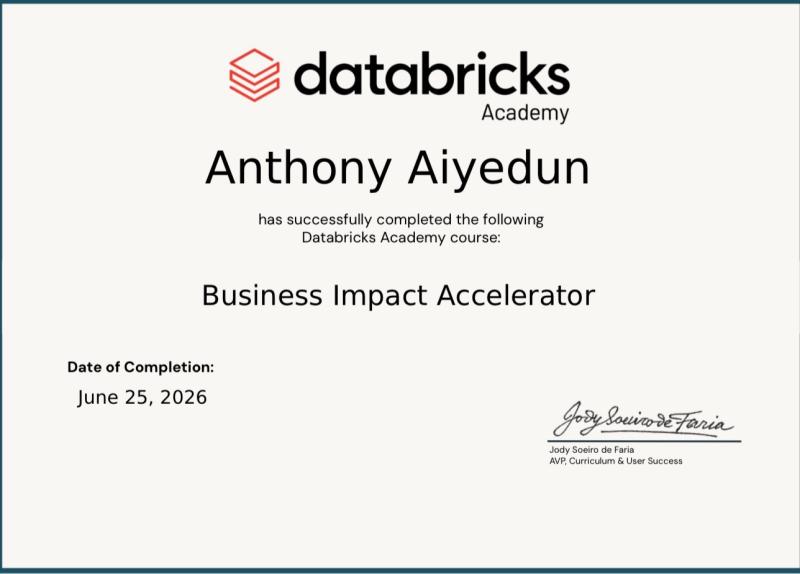 Databricks Academy — Genie & Business Impact Accelerator (2)