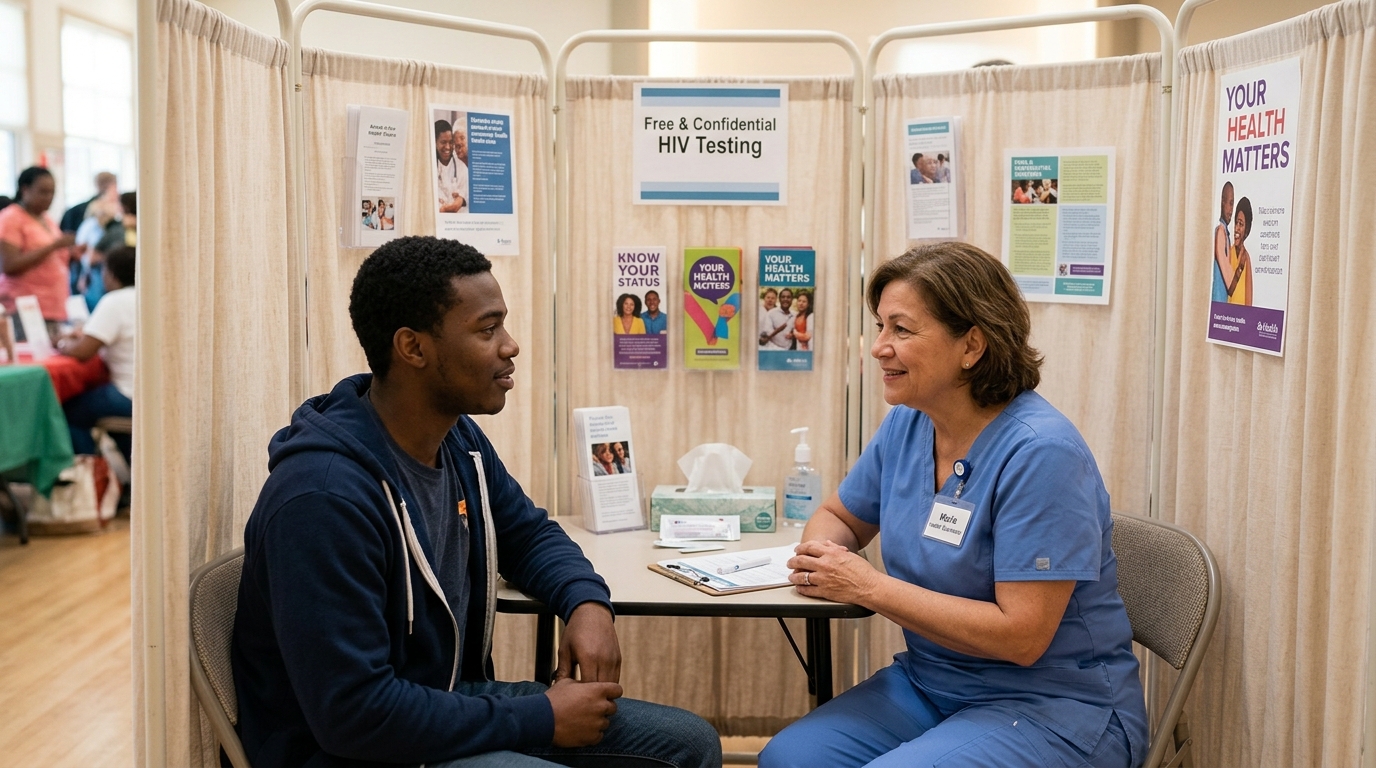 Free confidential HIV testing
