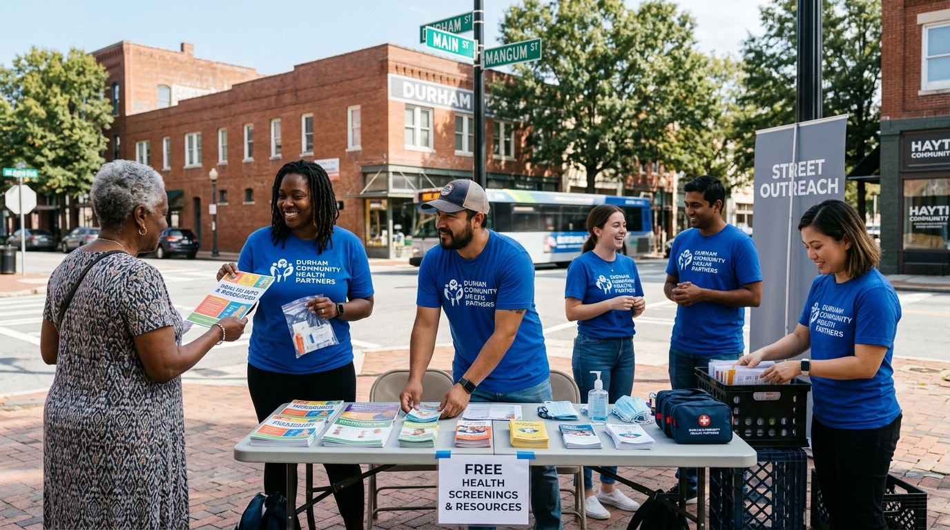 TEC street outreach team in the community