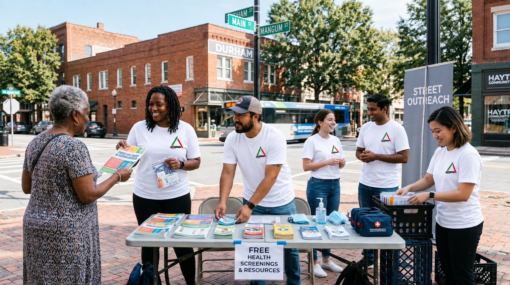 TEC street outreach team in the community