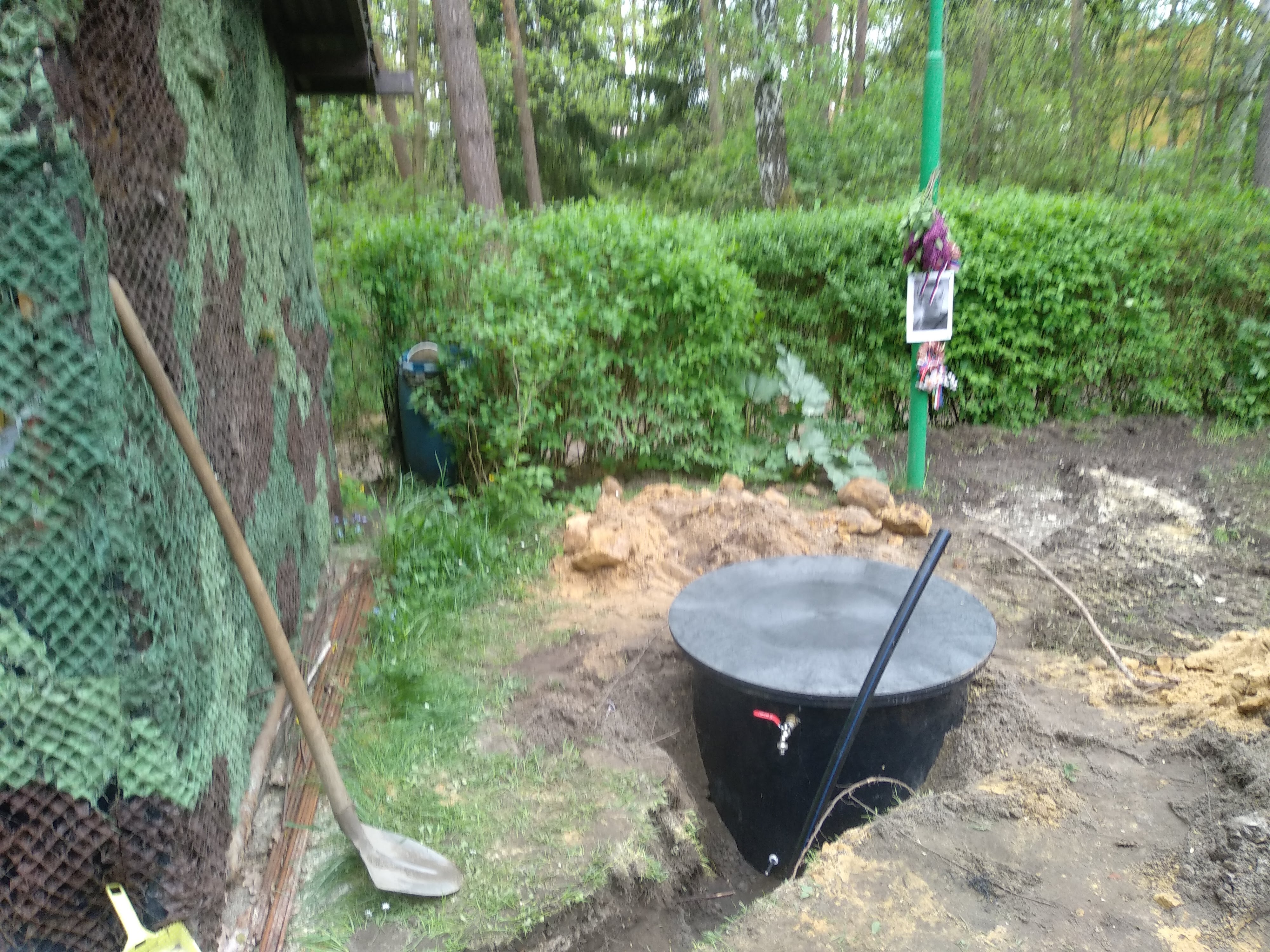 Instalace šachty v zahradě – Mladá Boleslav