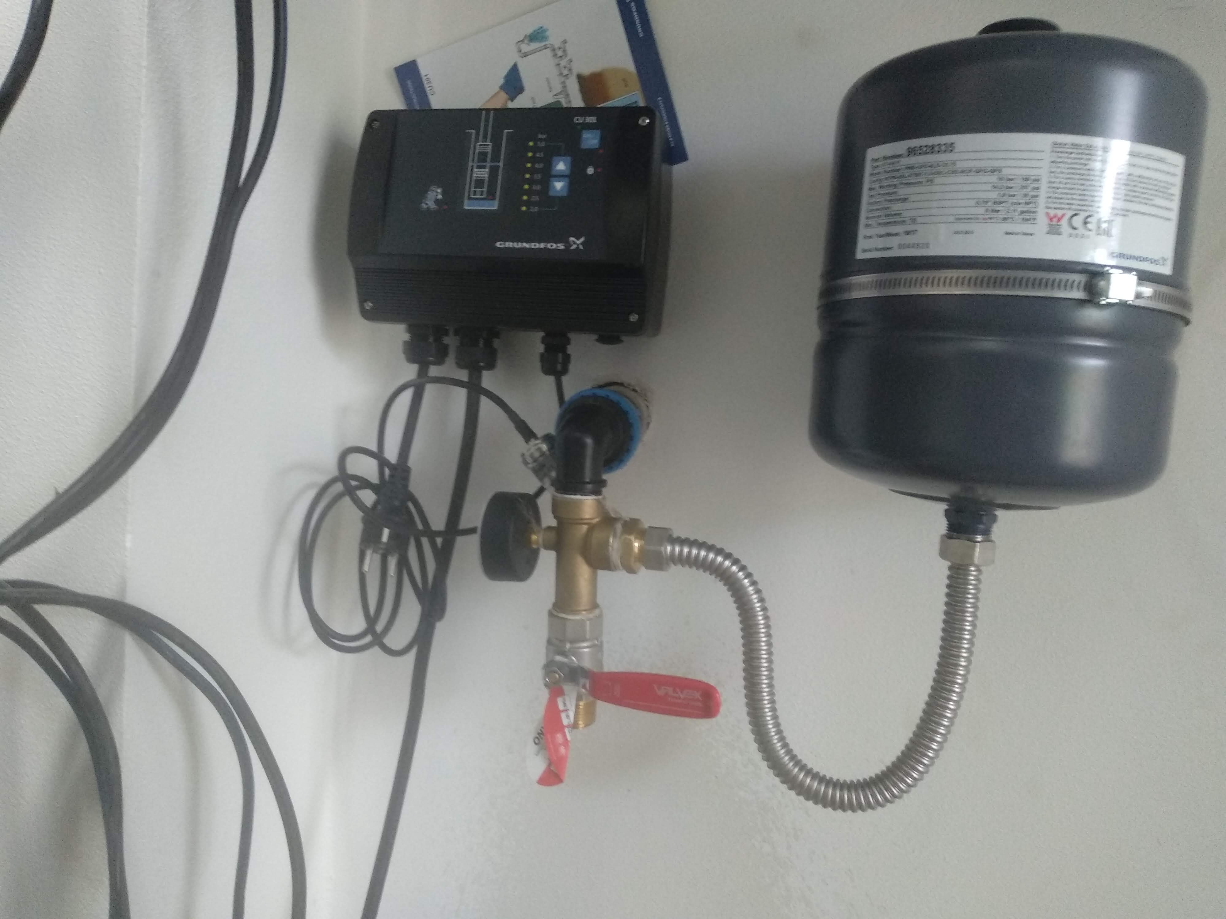 Grundfos CU 301 – montáž na stěnu, Jablonec