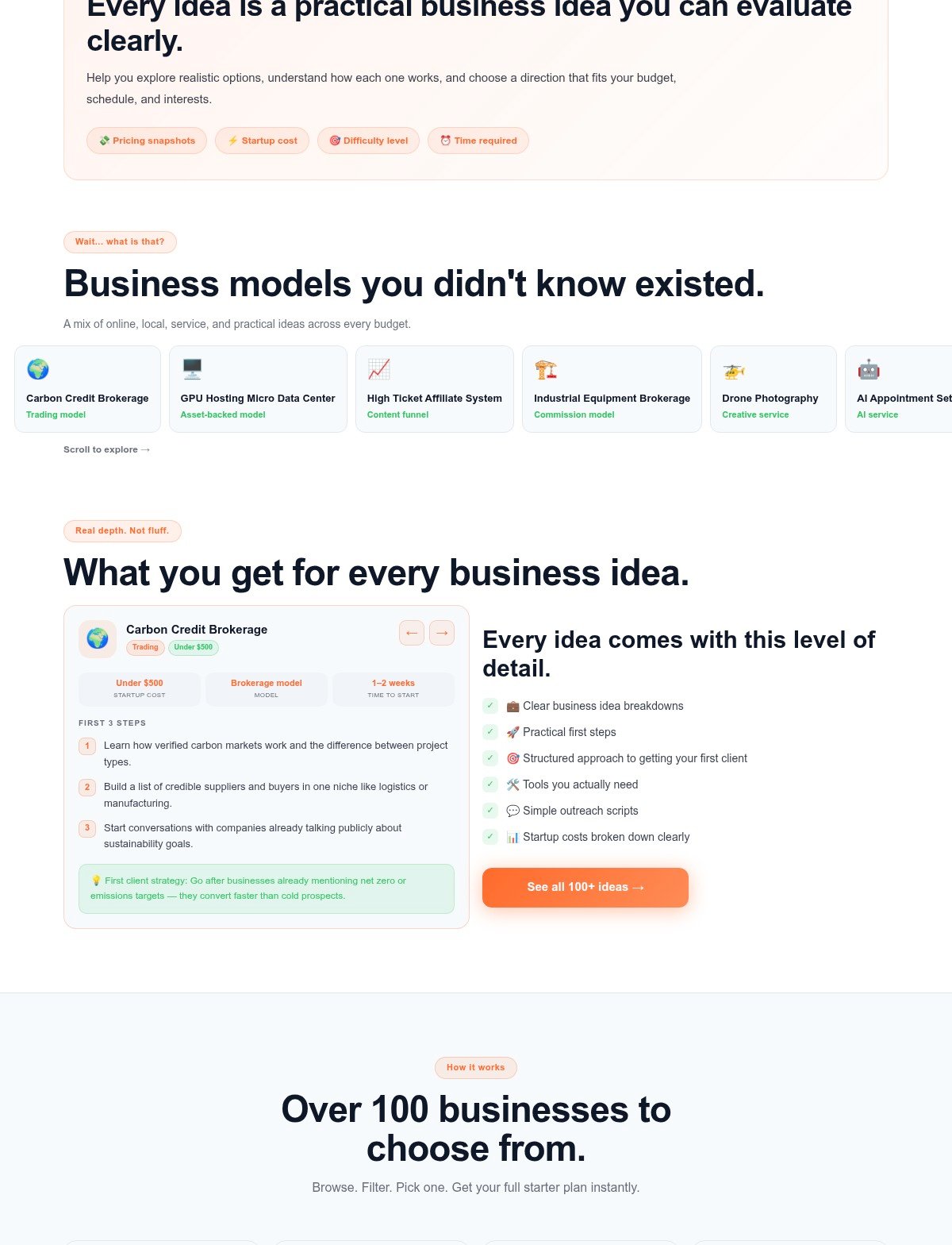 100k List — pricing options