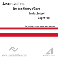 Jason Jollins - "Live Ministry of Sound - London" - August, 2010 cover artwork