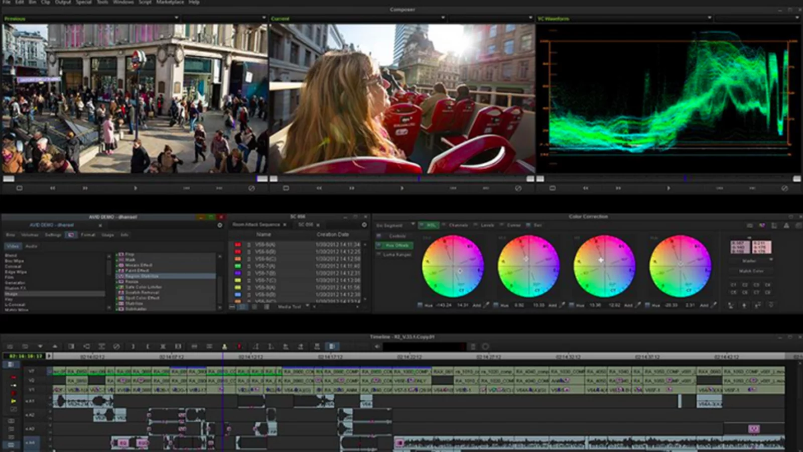 Video editing interface and digital content production