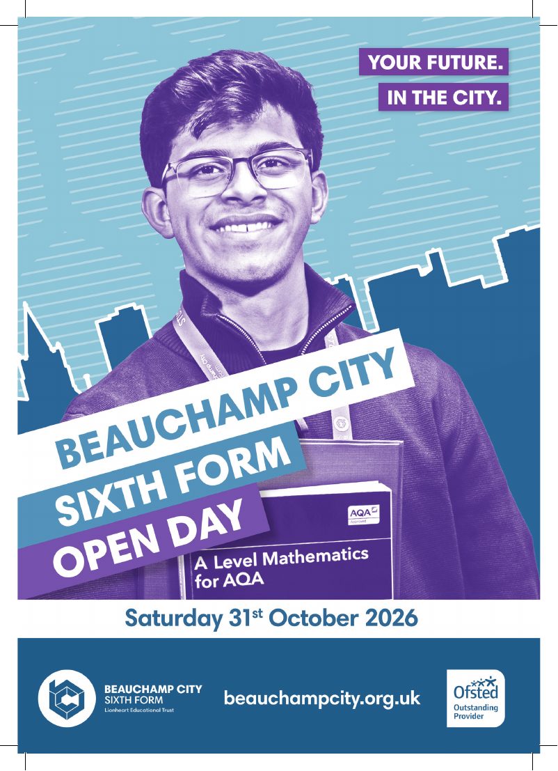 Current advert for Beauchamp City Sixth Form