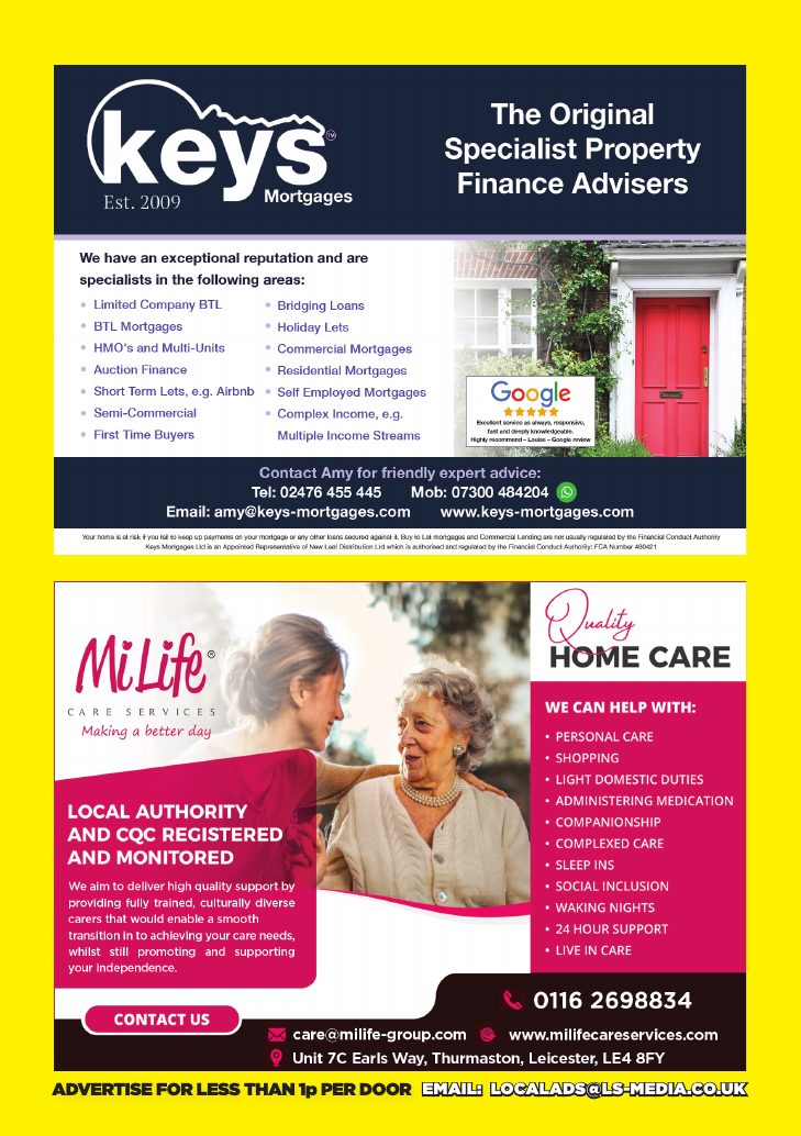 Current advert for Keys Mortgages