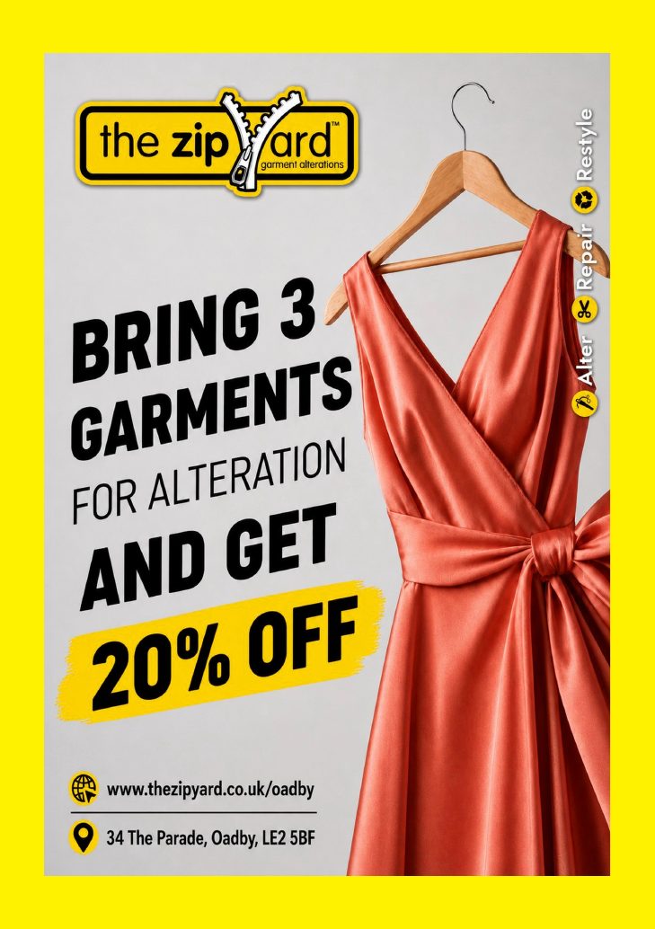 Current advert for The Zip Yard