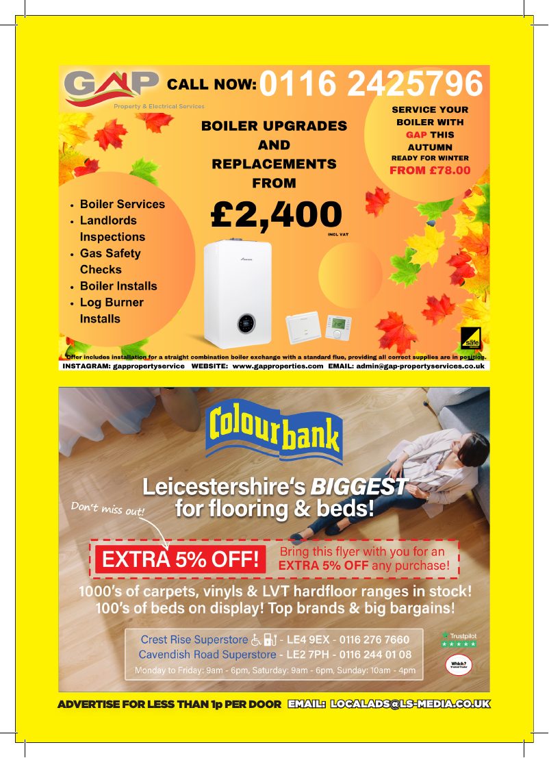 Current advert for GAP Property Services