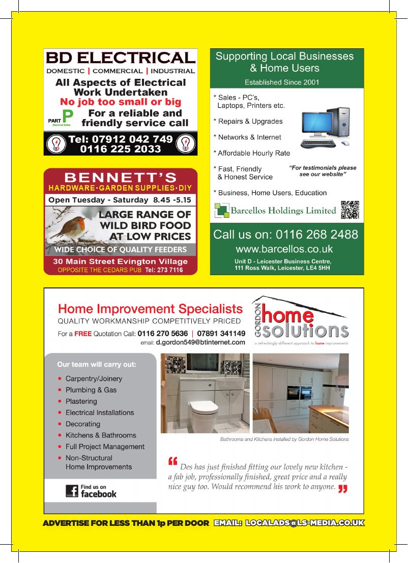 Current advert for Barcellos Holdings