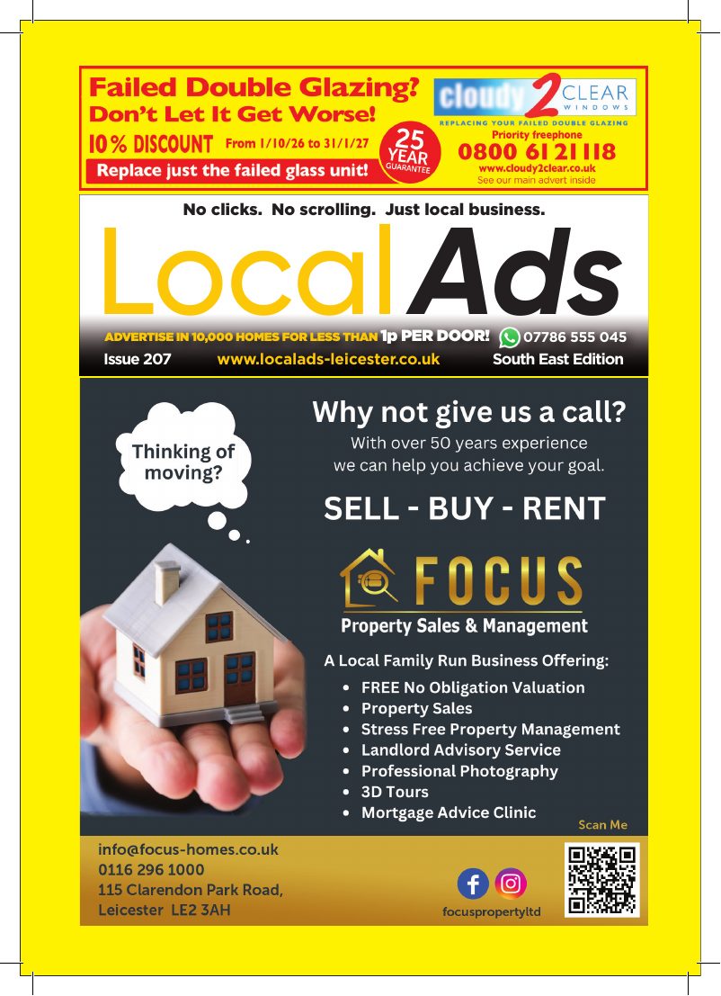 Current advert for Focus Property Sales & Management