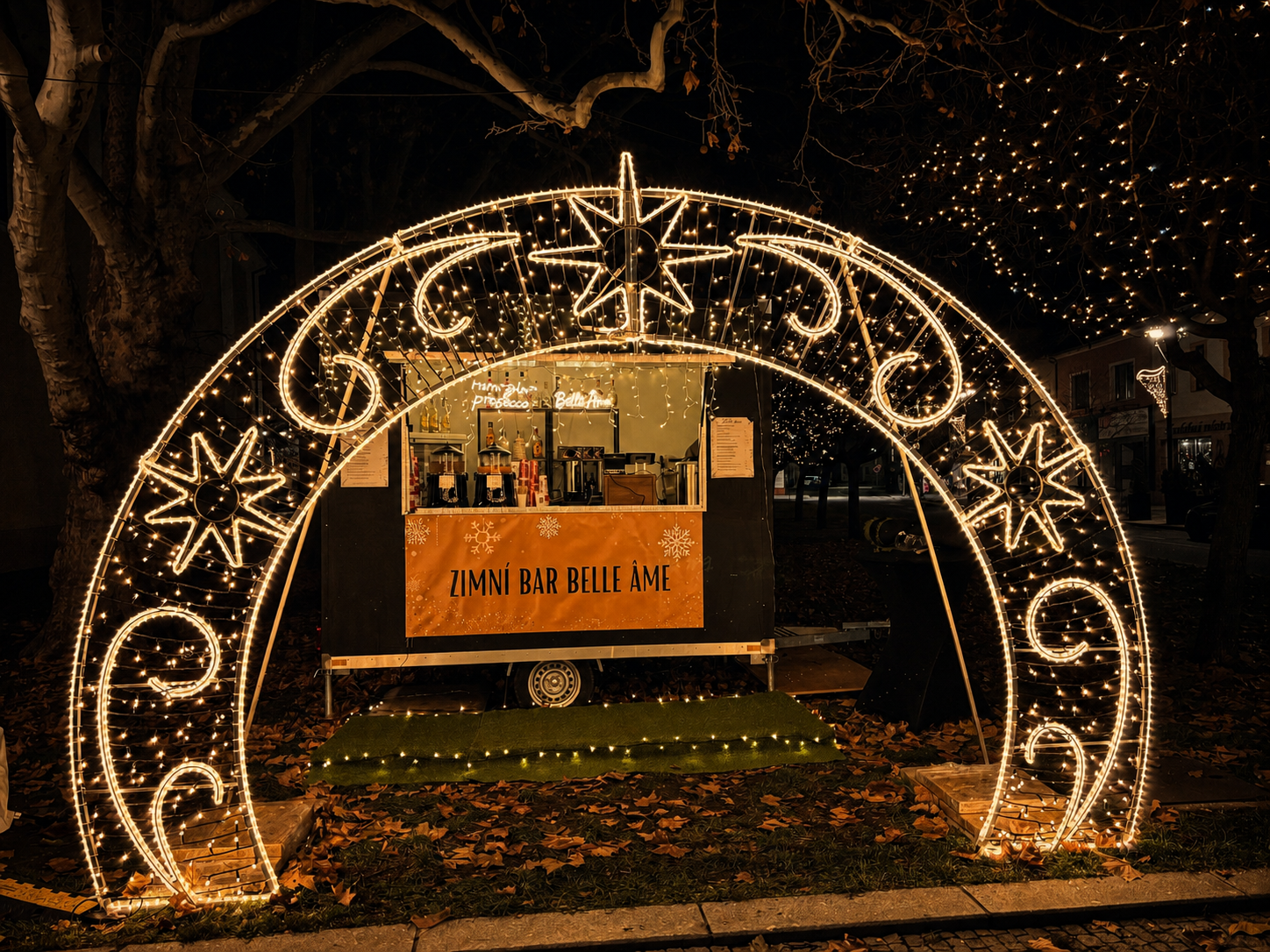 Mobilní bar na společenské akci
