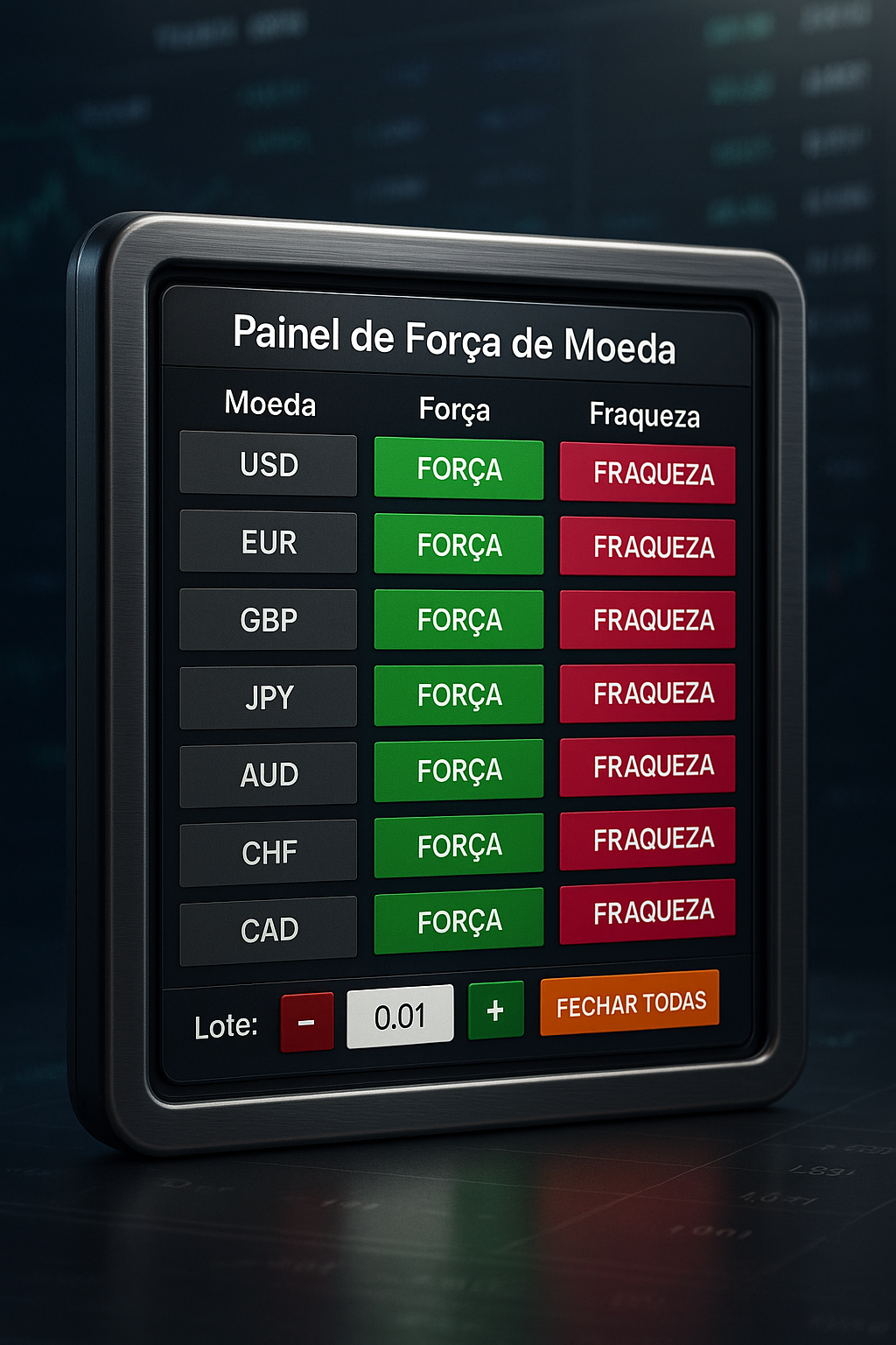 Painel MFC - Interface Profissional