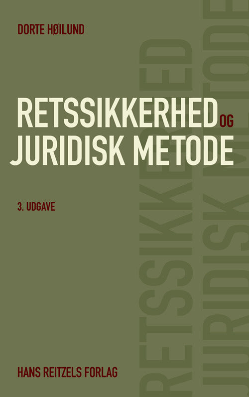 Forside: Retssikkerhed og juridisk metode
