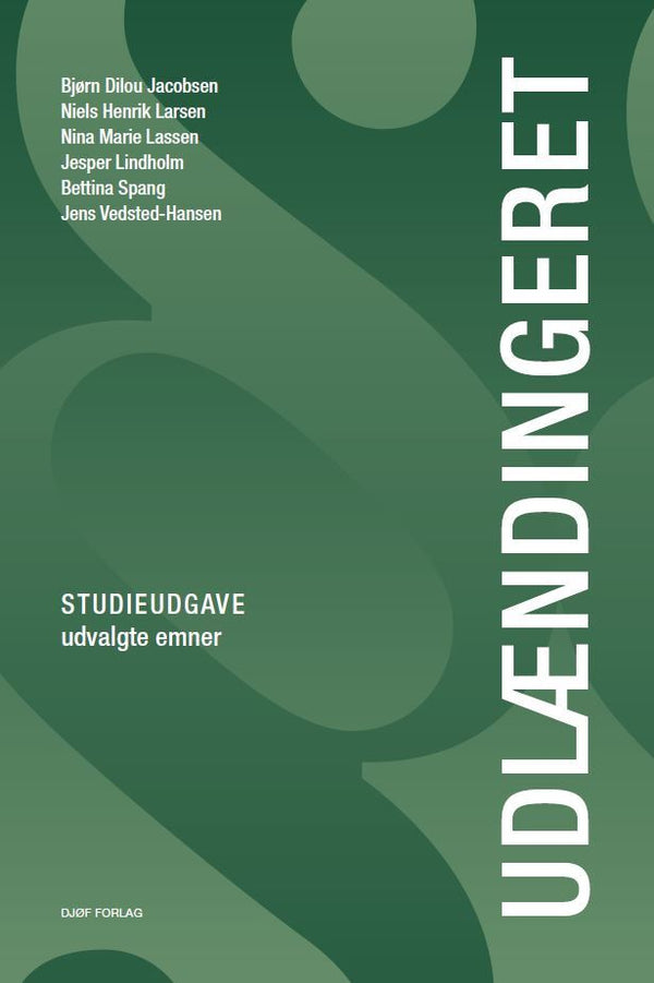 Forside: Udlændingeret – studieudgave - Udvalgte emner