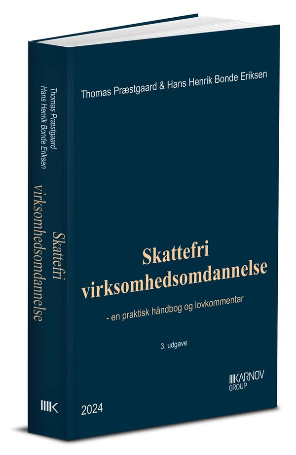 Forside: Skattefri virksomhedsomdannelse - en praktisk håndbog og lovkommentar
