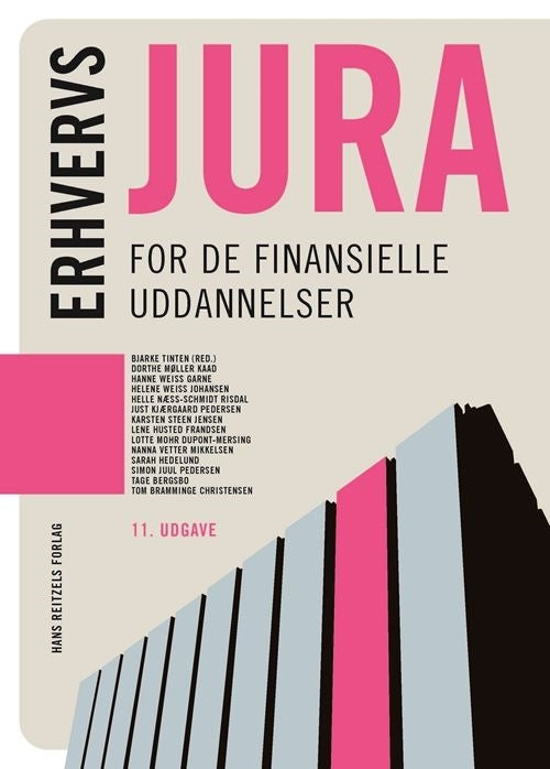 Forside: Erhvervsjura - for de finansielle uddannelser