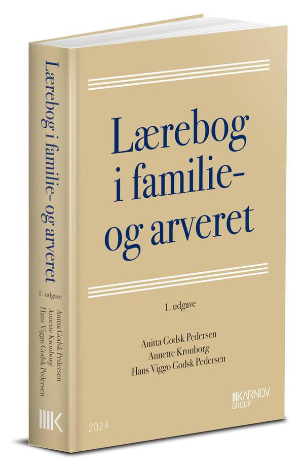 Forside: Lærebog i familie- og arveret