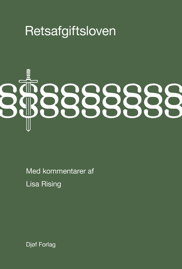 Forside: Retsafgiftsloven - Med kommentarer