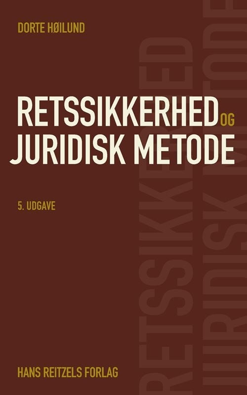 Forside: Retssikkerhed og juridisk metode