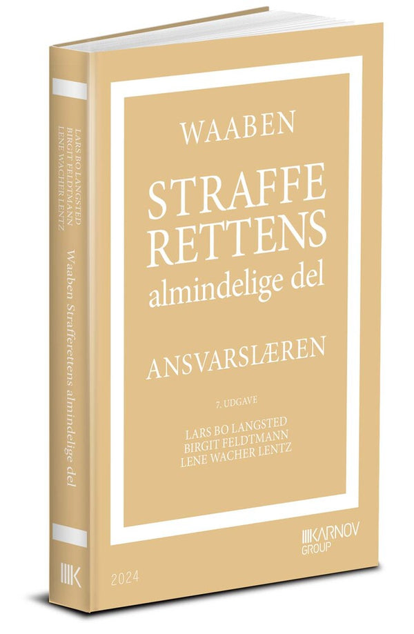 Forside: Strafferettens almindelige del – Ansvarslæren