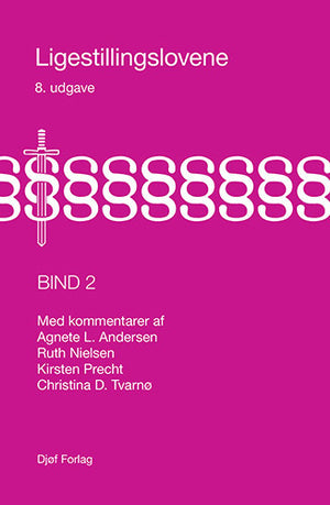 Forside: Ligestillingslovene bind 2 - med kommentarer