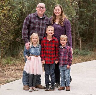Dr. Mark Rosekelly, Stephanie Rosekelly, and their three children