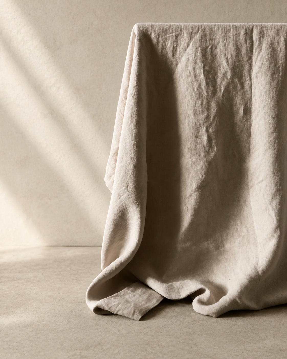 Tablecloth Lin Fin in natural linen