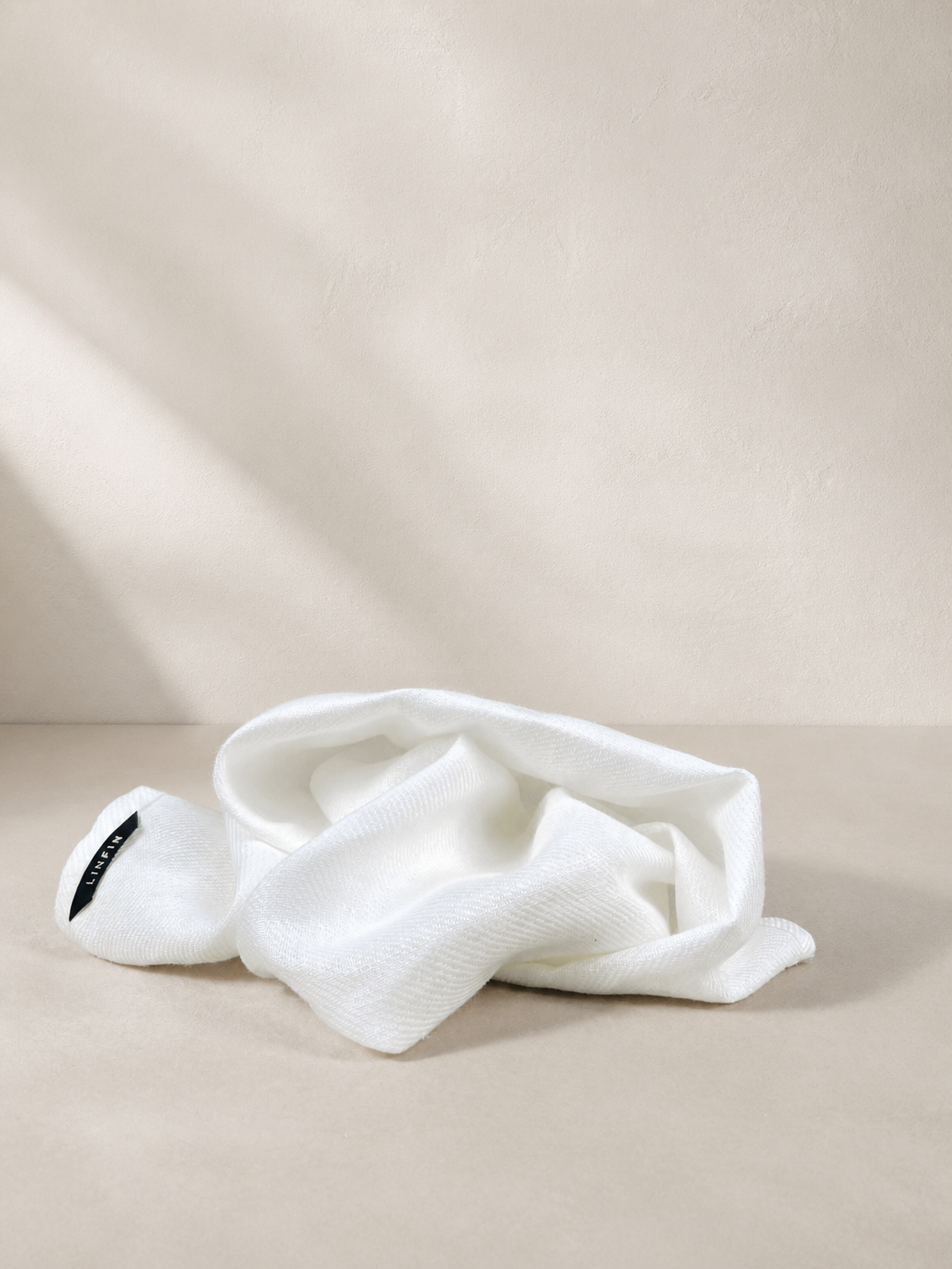 Linen Napkin Lin Brut in off-white linen