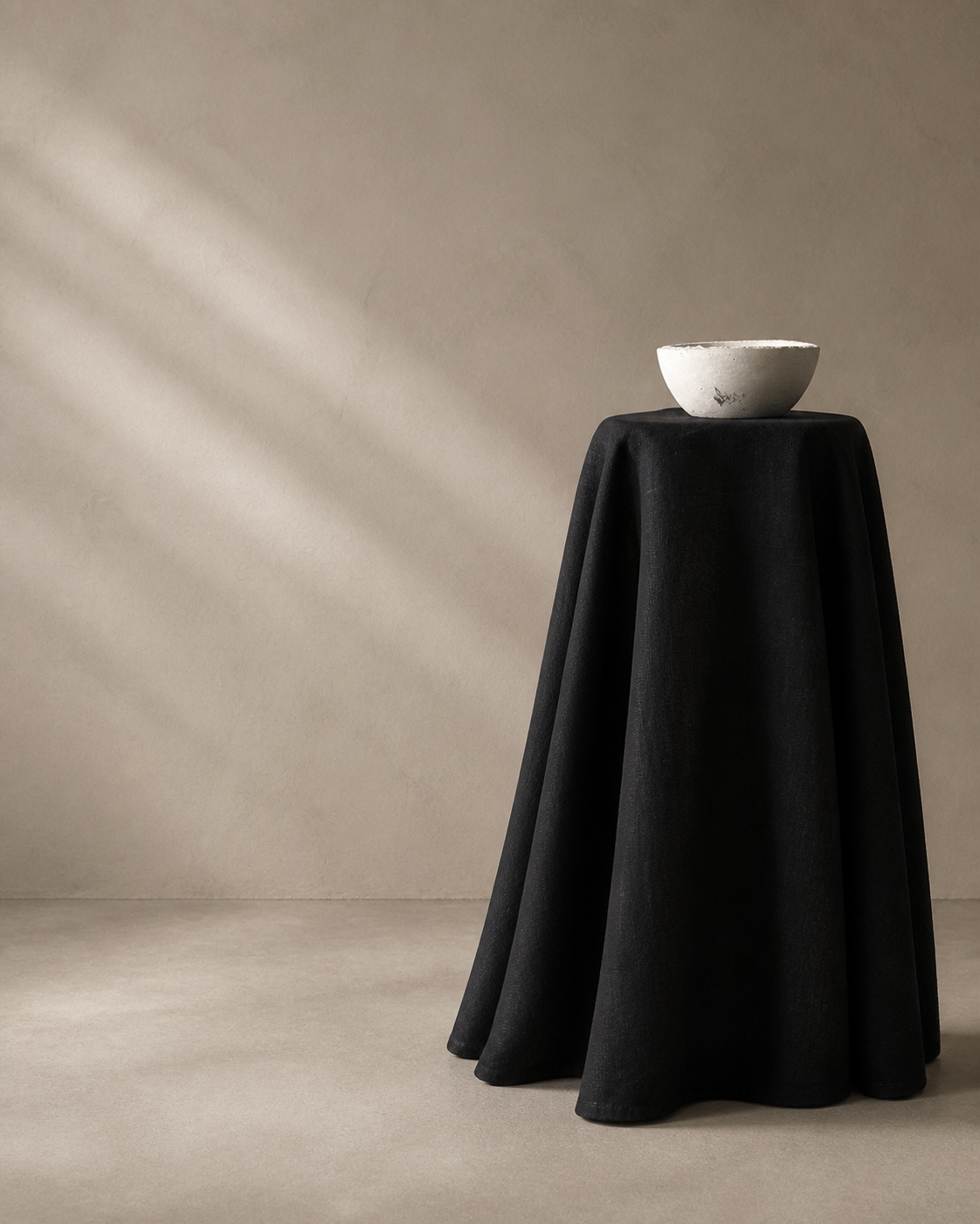 Tablecloth Lin Fin in black