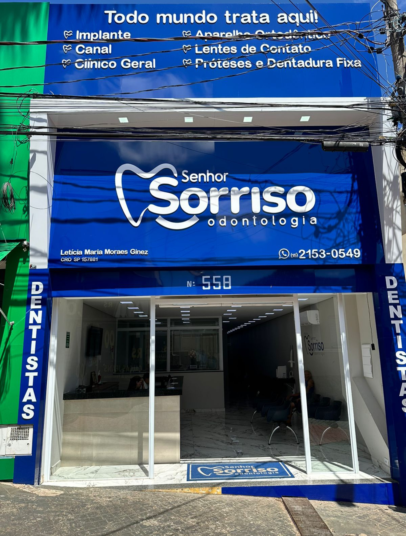 Fachada da Clínica Senhor Sorriso Itapeva