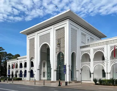 Mohammed VI Museum, view of December 31, 2022.